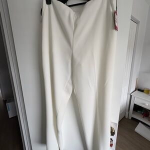 Vince Camuto Cream Trousers